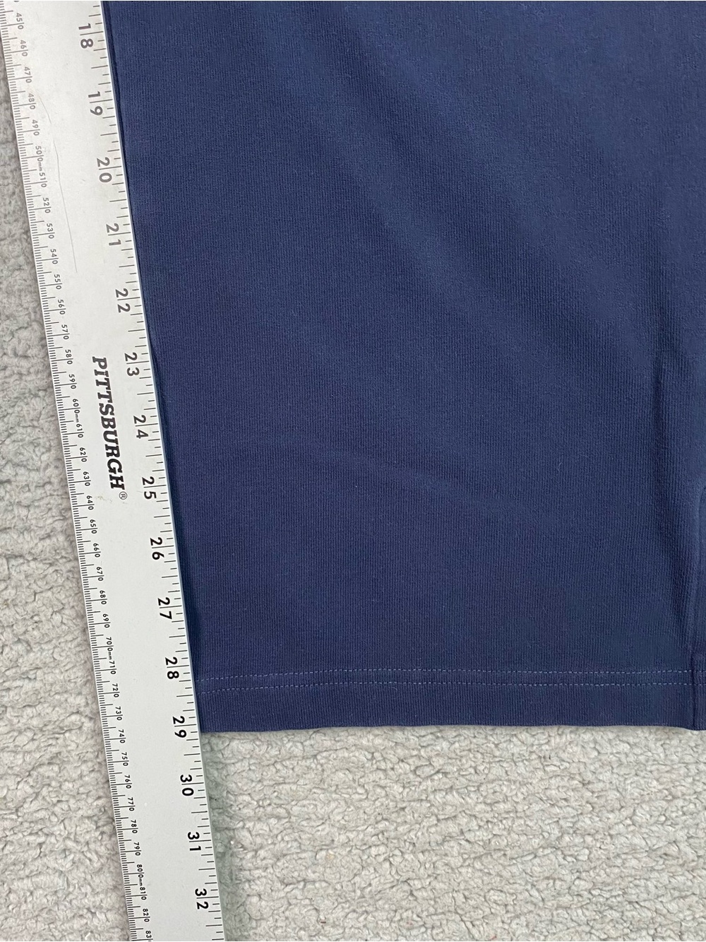 Pact Organic Sweatpants Women's Size L Blue Wide Leg Cotton Stretch Large *** - Picture 8 of 14